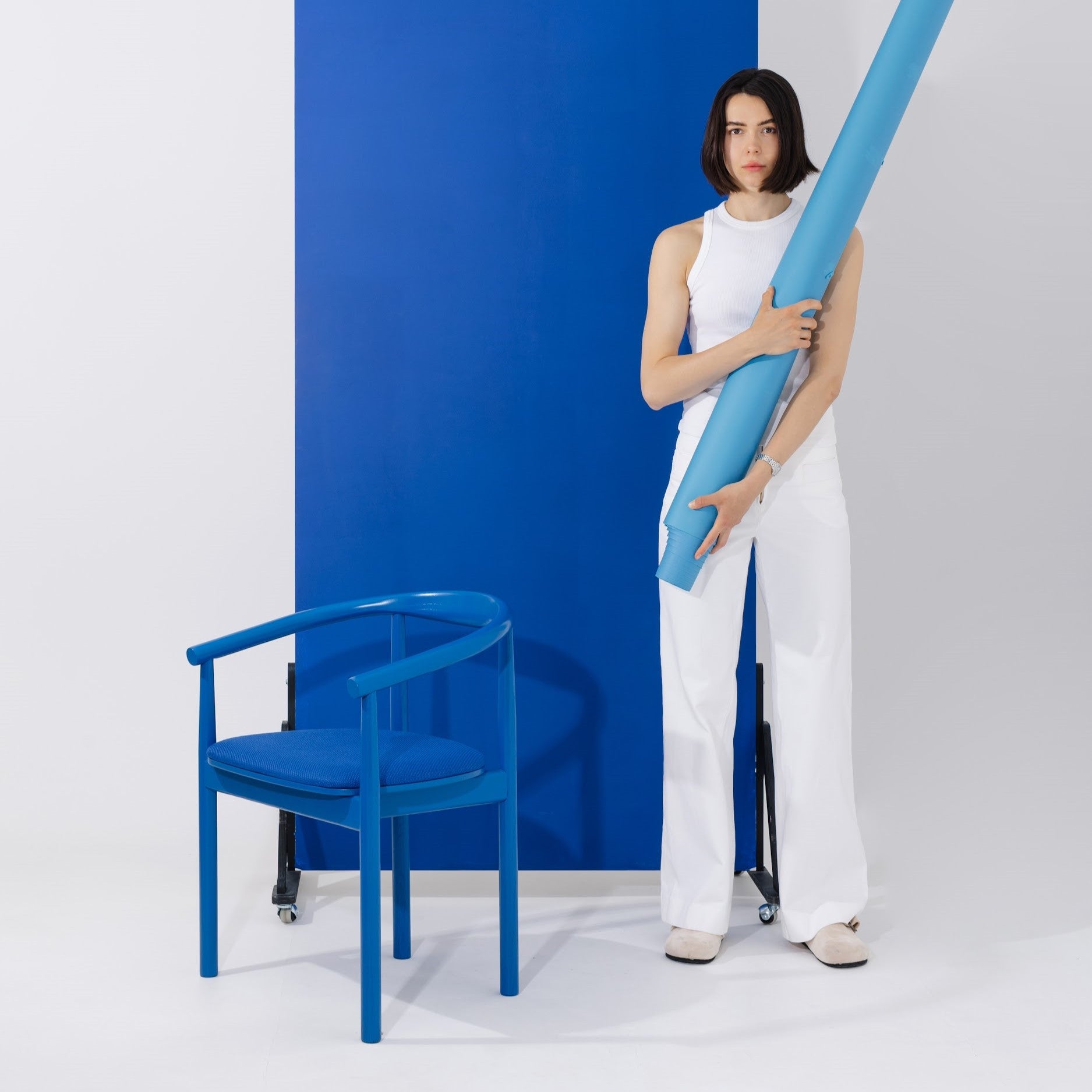 Chaise Contour Bleu