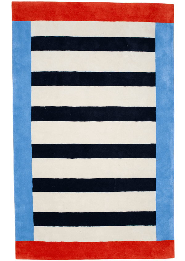 Tapis Tufté Red Symmetry