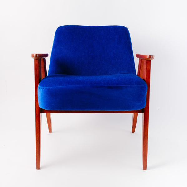 Fauteuil 366 Bleu Roi maison Casal de face