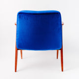 Fauteuil 366 Bleu Roi maison Casal de dos 
