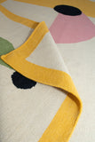 Tapis Tissé à Plat Laine Artisanal Asian Umbrella détails