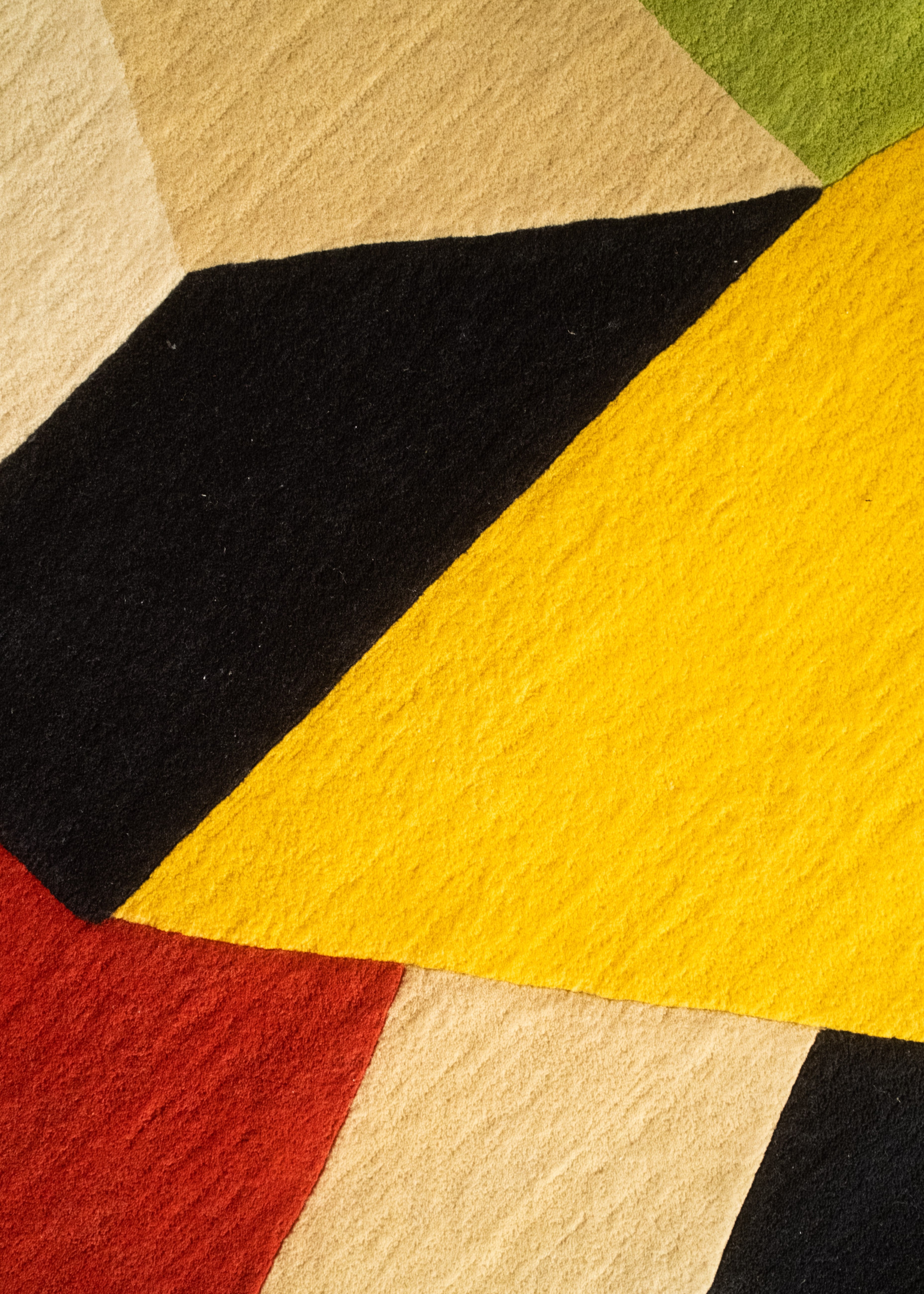 Tapis Tufté en Laine Fait Main Artisanal Grandma