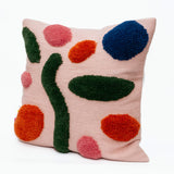 Housse de Coussin en Laine Tissée à la Main Love me & Love me not