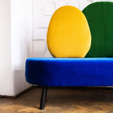 Banquette Ovale colorée 