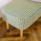 Banquette Carreaux Jaune et Bleu
