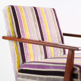 Fauteuil Purple lines