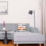 Housse de Coussin en Laine Fait Main Pastel Arlequino sur canapé 