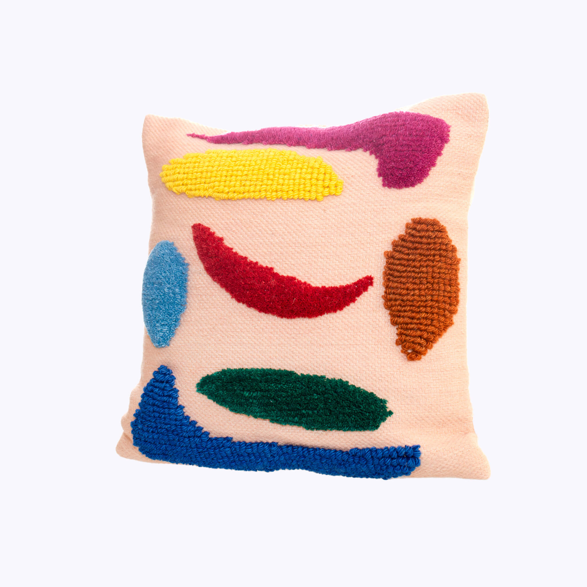 Housse de Coussin en Laine Fait Main Spicy