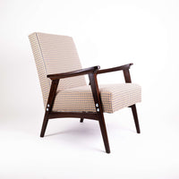 Fauteuil Italian Cappucino chute de tissu de la Maison Schiaparelli