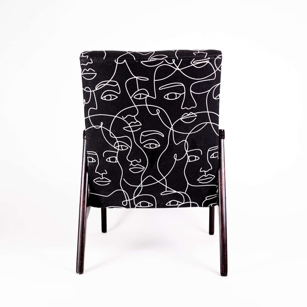 Fauteuil Black Mirror de dos 