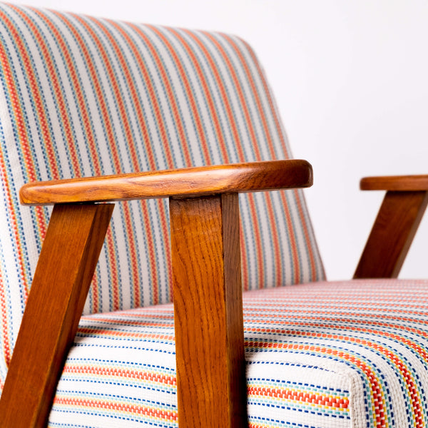 Fauteuil J. Chierowski Pastel Stripes détails
