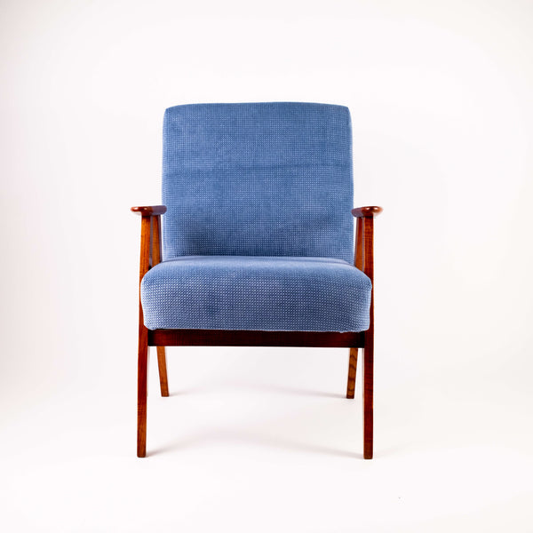 Fauteuil Blue Lavanda de face