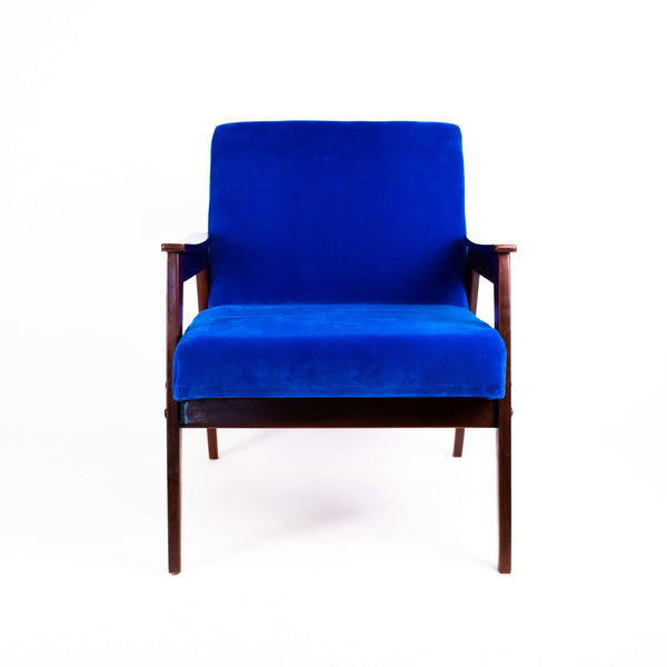 Fauteuil Bleu Infini de face