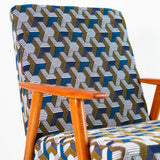 Fauteuil Vintage en Coton Graphic Design détails