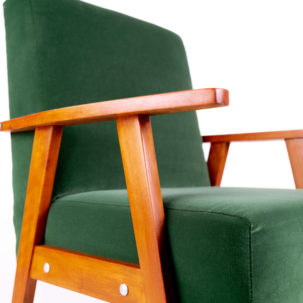 Fauteuil Vert Sapin détails