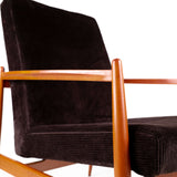 Fauteuil Chocolat Noir détails