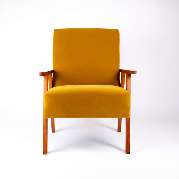 Fauteuil Mustard Chef de face