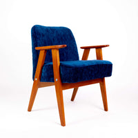 Fauteuil 366 Bleu Nuit marque Pierre Frey