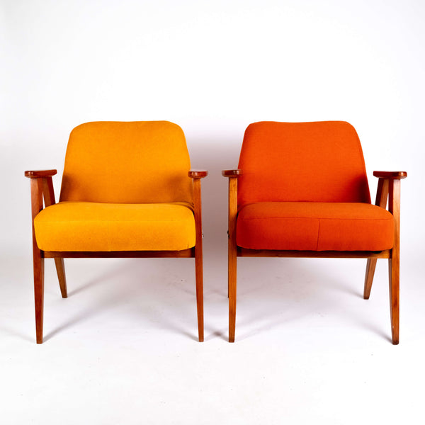 Fauteuil 366 Mandarine inspiration avec fauteuil orange