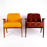Fauteuil 366 Terracotta Carreaux inspiration duo fauteuil orange