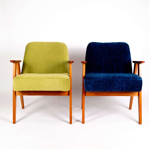 Fauteuil 366 - Vert Olive inspiration duo de fauteuils