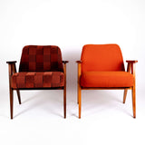 Fauteuil 366 Terracotta Carreaux inspiration duo fauteuil mandarine